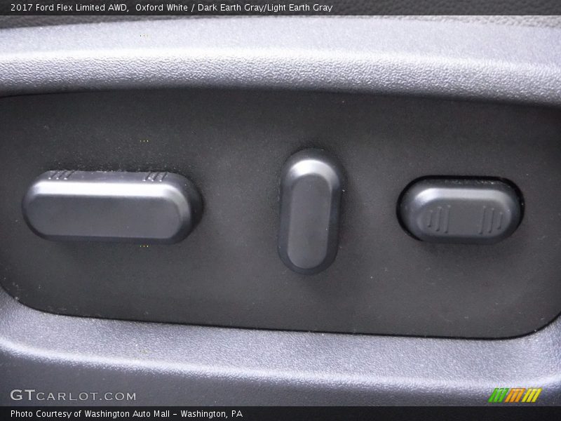 Oxford White / Dark Earth Gray/Light Earth Gray 2017 Ford Flex Limited AWD
