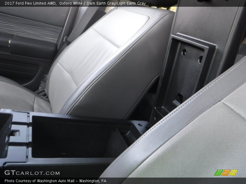 Oxford White / Dark Earth Gray/Light Earth Gray 2017 Ford Flex Limited AWD