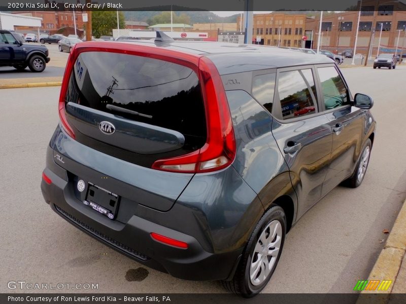 Gravity Gray / Black 2020 Kia Soul LX
