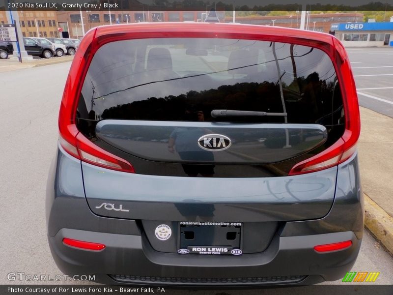 Gravity Gray / Black 2020 Kia Soul LX