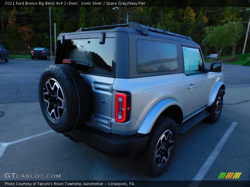 Iconic Silver / Space Gray/Navy Pier 2021 Ford Bronco Big Bend 4x4 2-Door