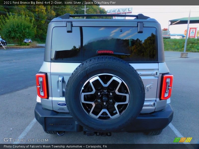 Iconic Silver / Space Gray/Navy Pier 2021 Ford Bronco Big Bend 4x4 2-Door