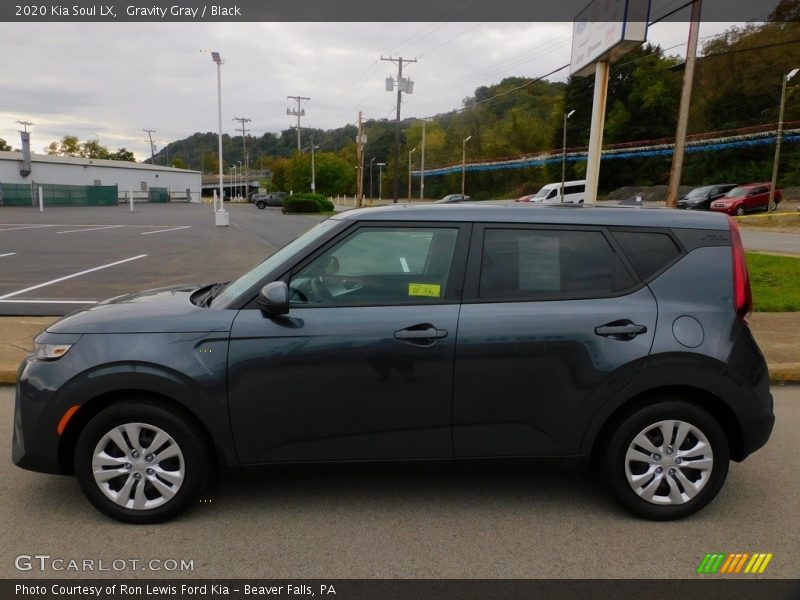 Gravity Gray / Black 2020 Kia Soul LX