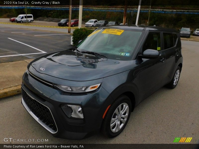 Gravity Gray / Black 2020 Kia Soul LX