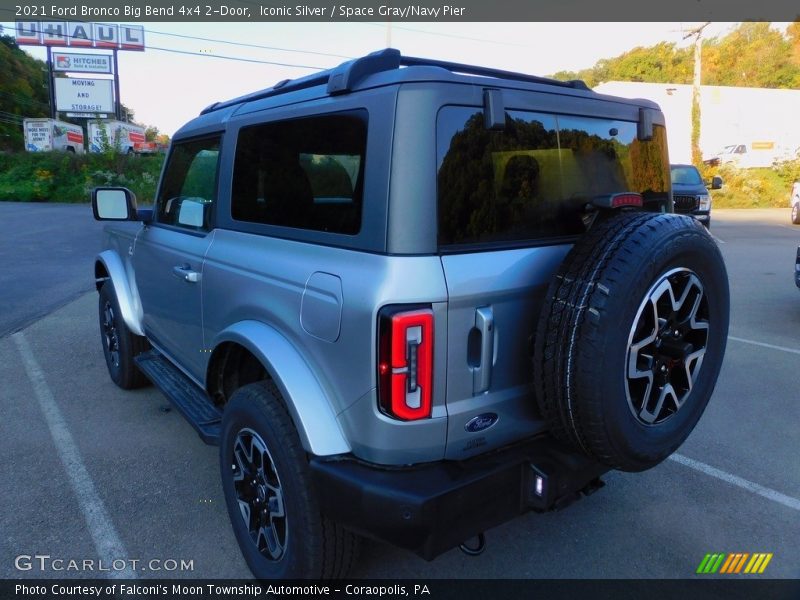 Iconic Silver / Space Gray/Navy Pier 2021 Ford Bronco Big Bend 4x4 2-Door