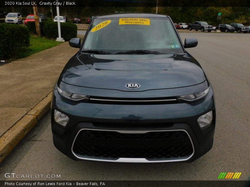 Gravity Gray / Black 2020 Kia Soul LX