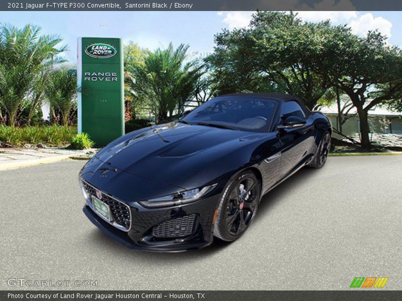 Santorini Black / Ebony 2021 Jaguar F-TYPE P300 Convertible
