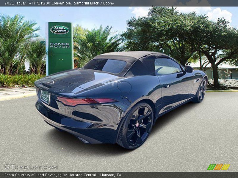 Santorini Black / Ebony 2021 Jaguar F-TYPE P300 Convertible