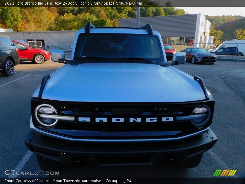 Iconic Silver / Space Gray/Navy Pier 2021 Ford Bronco Big Bend 4x4 2-Door