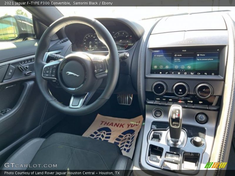 Santorini Black / Ebony 2021 Jaguar F-TYPE P300 Convertible