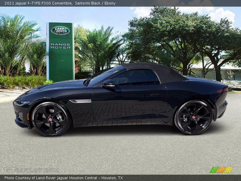 Santorini Black / Ebony 2021 Jaguar F-TYPE P300 Convertible