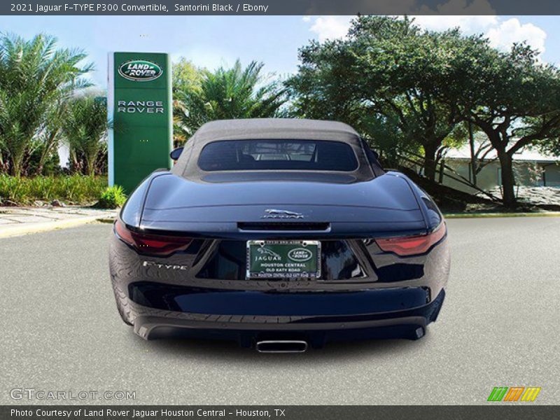 Santorini Black / Ebony 2021 Jaguar F-TYPE P300 Convertible
