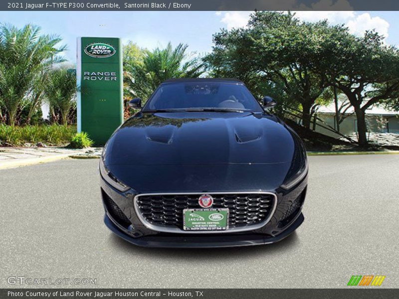 Santorini Black / Ebony 2021 Jaguar F-TYPE P300 Convertible