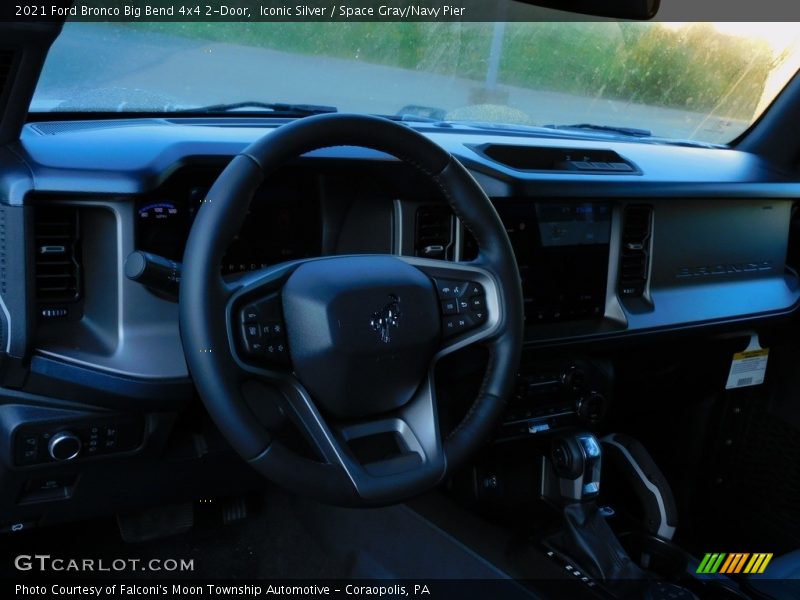 Iconic Silver / Space Gray/Navy Pier 2021 Ford Bronco Big Bend 4x4 2-Door