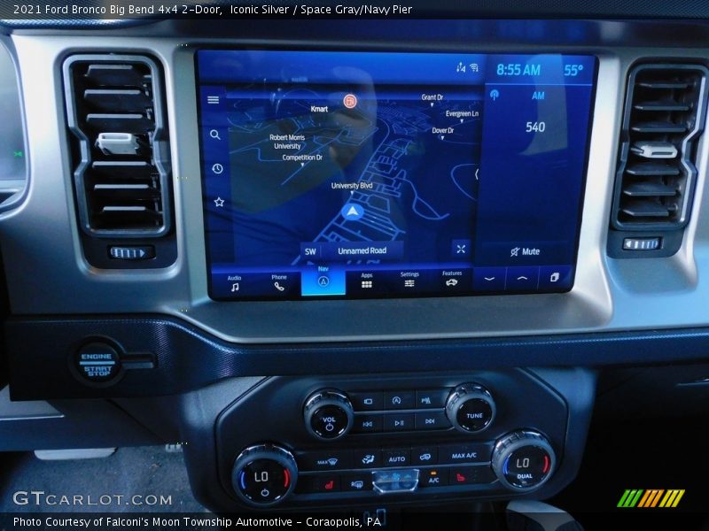 Iconic Silver / Space Gray/Navy Pier 2021 Ford Bronco Big Bend 4x4 2-Door