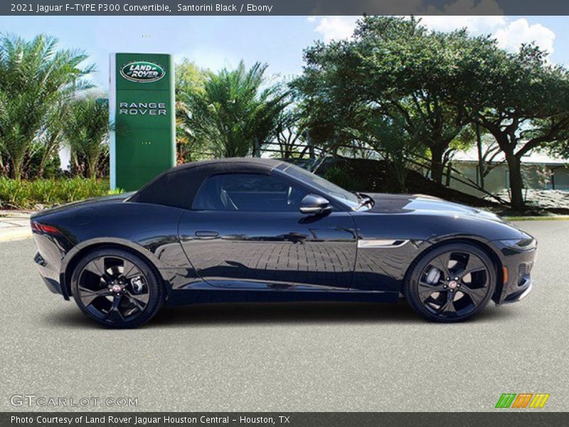 Santorini Black / Ebony 2021 Jaguar F-TYPE P300 Convertible