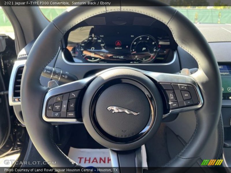 Santorini Black / Ebony 2021 Jaguar F-TYPE P300 Convertible