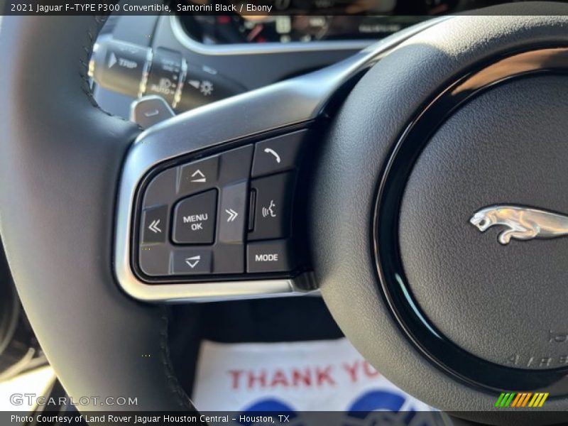 Santorini Black / Ebony 2021 Jaguar F-TYPE P300 Convertible
