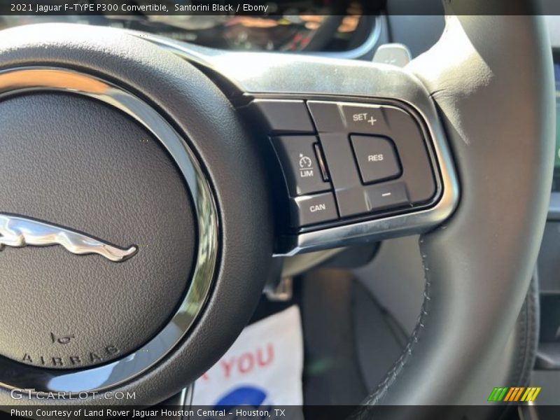 Santorini Black / Ebony 2021 Jaguar F-TYPE P300 Convertible