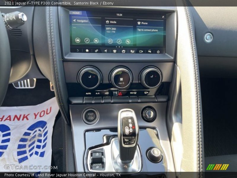 Santorini Black / Ebony 2021 Jaguar F-TYPE P300 Convertible