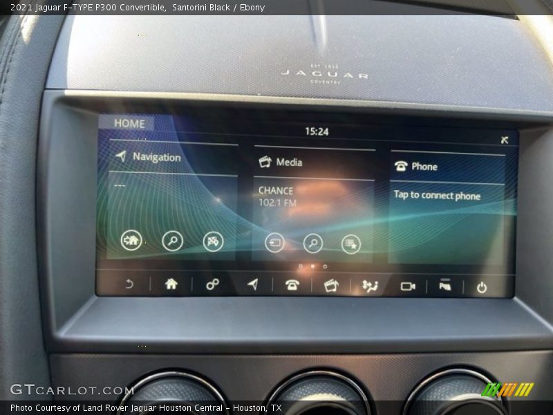 Santorini Black / Ebony 2021 Jaguar F-TYPE P300 Convertible