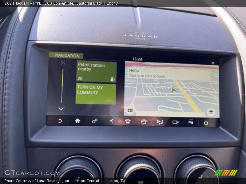 Santorini Black / Ebony 2021 Jaguar F-TYPE P300 Convertible