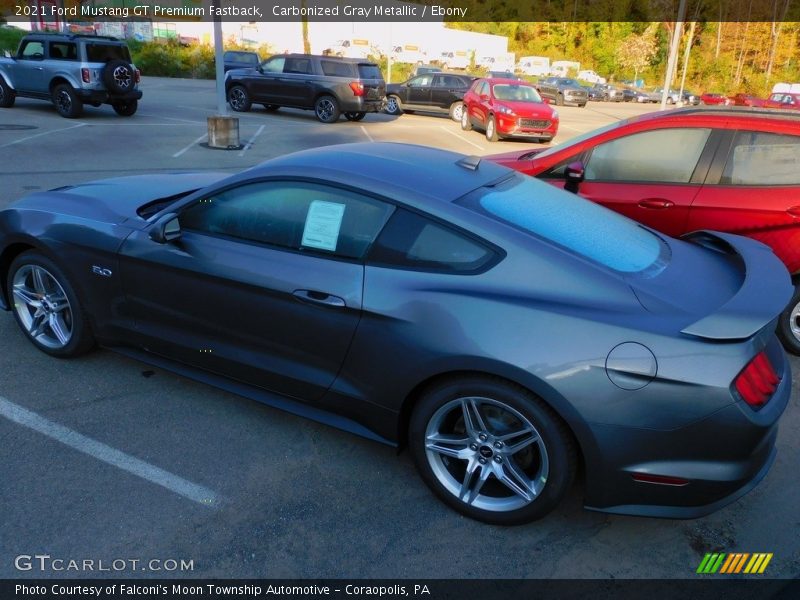 Carbonized Gray Metallic / Ebony 2021 Ford Mustang GT Premium Fastback