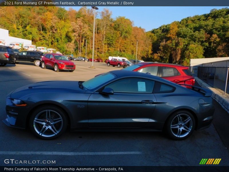 Carbonized Gray Metallic / Ebony 2021 Ford Mustang GT Premium Fastback