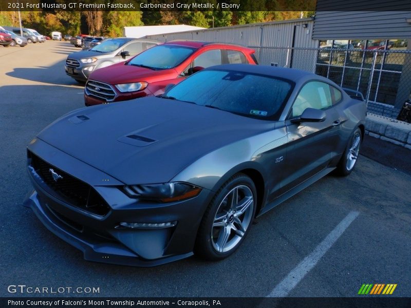 Carbonized Gray Metallic / Ebony 2021 Ford Mustang GT Premium Fastback