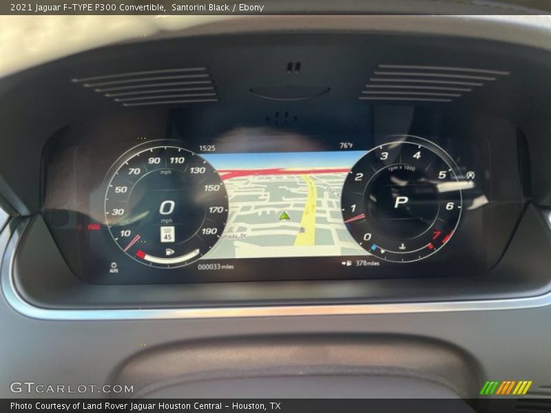 Santorini Black / Ebony 2021 Jaguar F-TYPE P300 Convertible