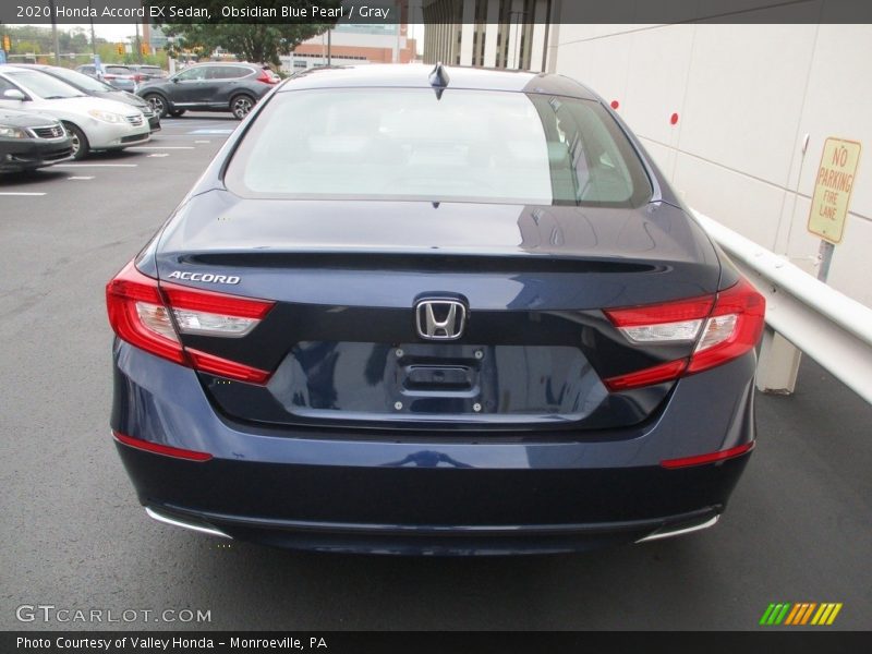 Obsidian Blue Pearl / Gray 2020 Honda Accord EX Sedan