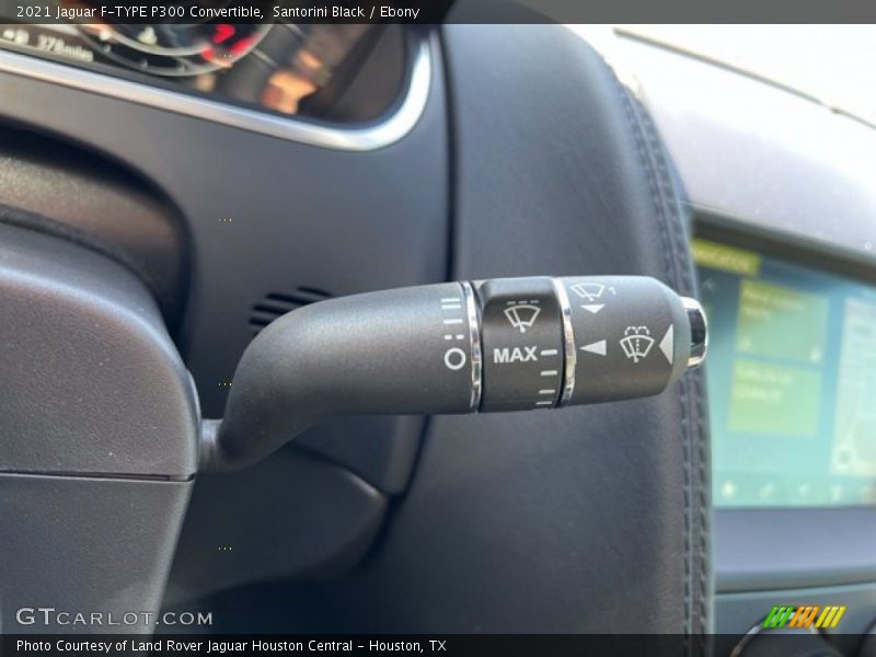 Santorini Black / Ebony 2021 Jaguar F-TYPE P300 Convertible