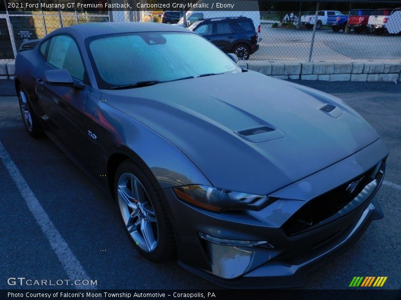 Carbonized Gray Metallic / Ebony 2021 Ford Mustang GT Premium Fastback