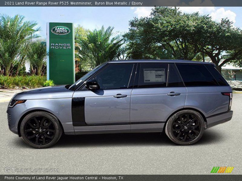 Byron Blue Metallic / Ebony 2021 Land Rover Range Rover P525 Westminster