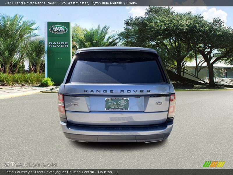 Byron Blue Metallic / Ebony 2021 Land Rover Range Rover P525 Westminster