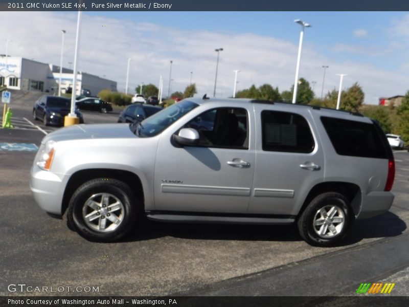 Pure Silver Metallic / Ebony 2011 GMC Yukon SLE 4x4