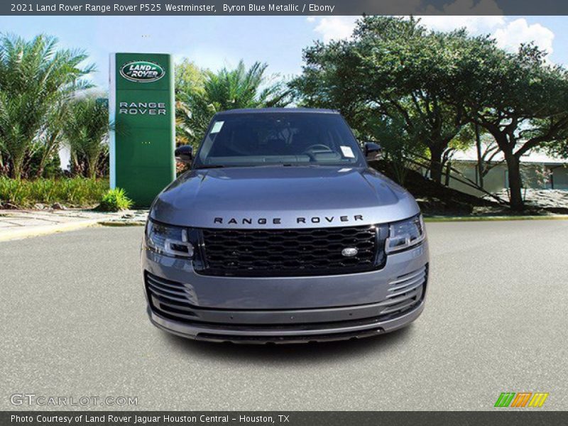 Byron Blue Metallic / Ebony 2021 Land Rover Range Rover P525 Westminster