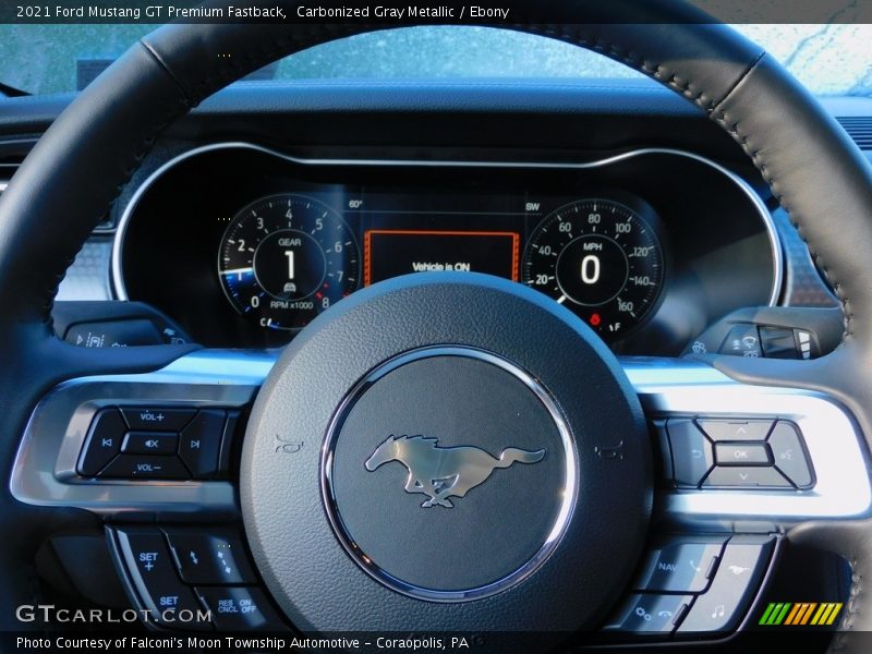 Carbonized Gray Metallic / Ebony 2021 Ford Mustang GT Premium Fastback