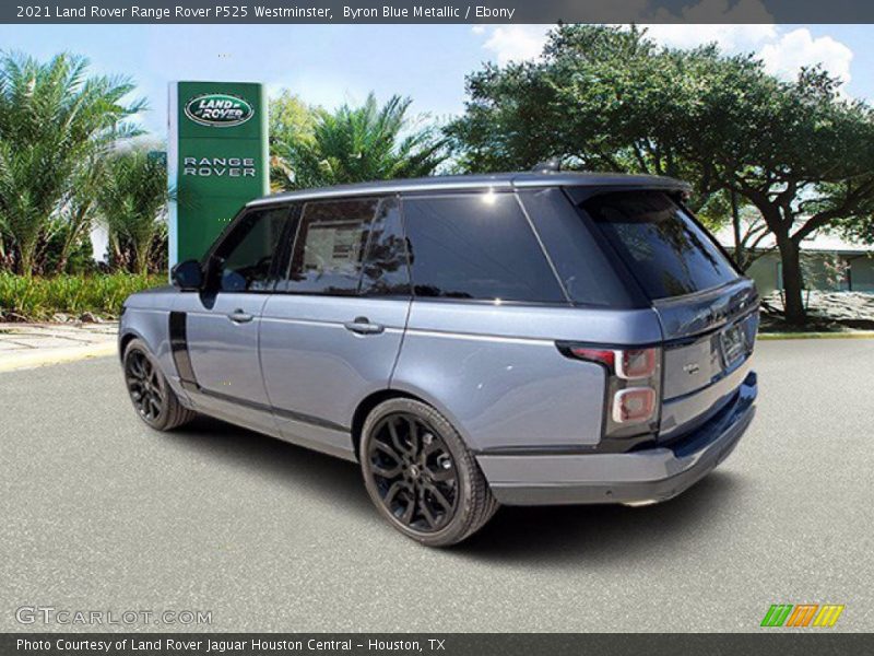Byron Blue Metallic / Ebony 2021 Land Rover Range Rover P525 Westminster