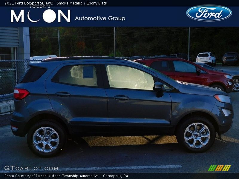 Smoke Metallic / Ebony Black 2021 Ford EcoSport SE 4WD