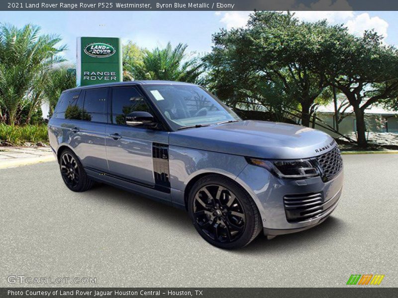 Byron Blue Metallic / Ebony 2021 Land Rover Range Rover P525 Westminster