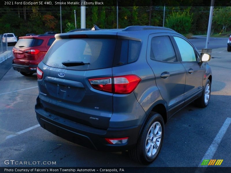 Smoke Metallic / Ebony Black 2021 Ford EcoSport SE 4WD