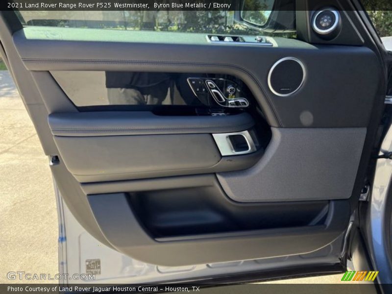 Byron Blue Metallic / Ebony 2021 Land Rover Range Rover P525 Westminster