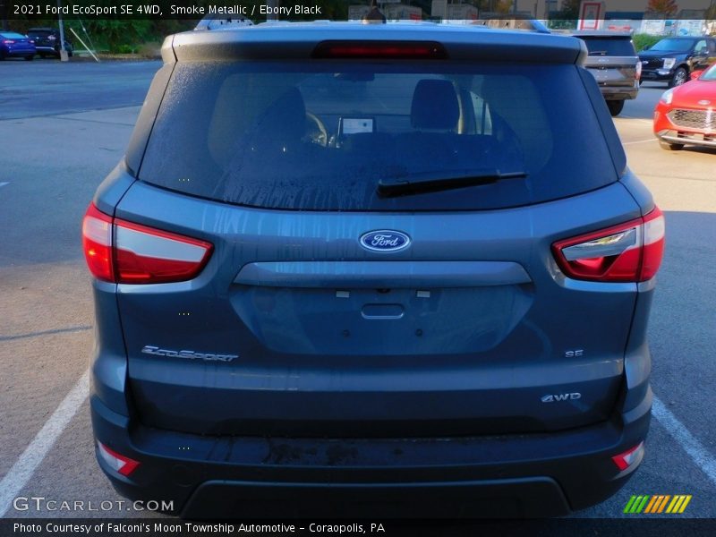 Smoke Metallic / Ebony Black 2021 Ford EcoSport SE 4WD