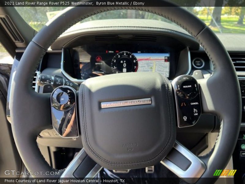 Byron Blue Metallic / Ebony 2021 Land Rover Range Rover P525 Westminster
