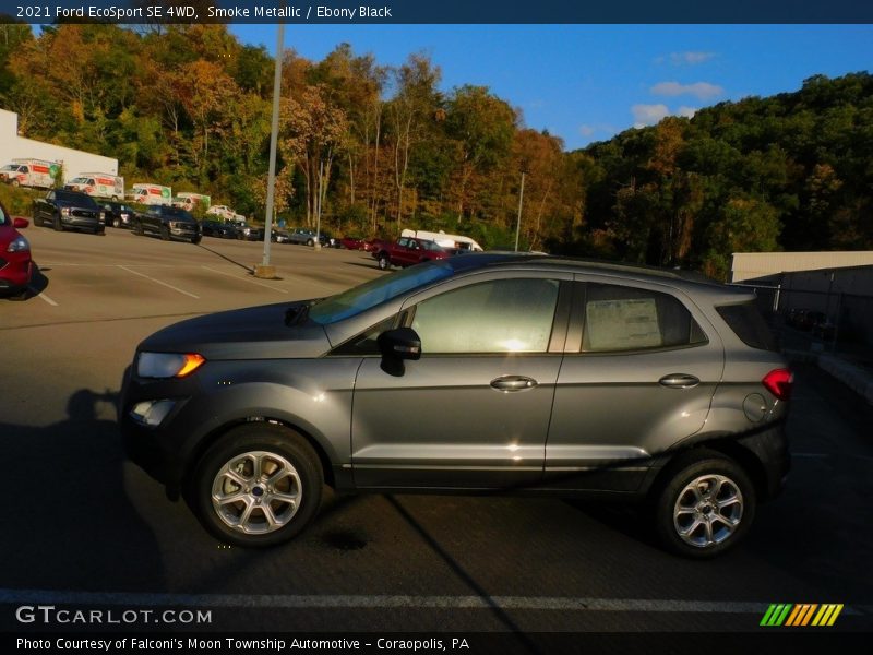 Smoke Metallic / Ebony Black 2021 Ford EcoSport SE 4WD