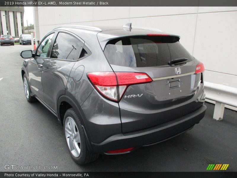 Modern Steel Metallic / Black 2019 Honda HR-V EX-L AWD