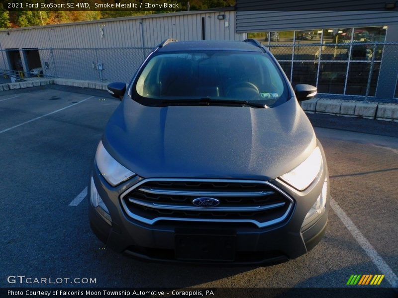 Smoke Metallic / Ebony Black 2021 Ford EcoSport SE 4WD