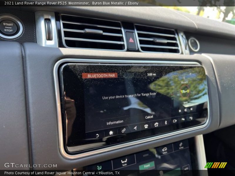 Byron Blue Metallic / Ebony 2021 Land Rover Range Rover P525 Westminster