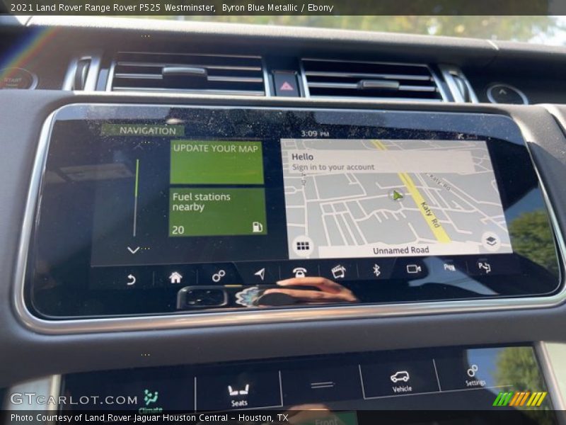 Byron Blue Metallic / Ebony 2021 Land Rover Range Rover P525 Westminster